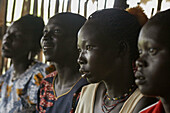 SOUTH SUDAN  Loka Womens Association  Faces of women at an adult literacy class