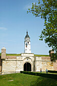 Serbia. Belgrade. Kalemegdan Citadel. View of the Clocktower built during the Austrian Occupation in the 18th century