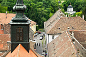 Serbia. Vojvodina Region-Novi Sad. Petrovaradin Town from Petrovaradin Citadel