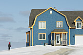 House in Grindstone Island, Magdalen Islands, Quebec, Canada