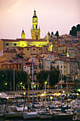 Menton Harbour, French Riviera, Provence-Alpes-Côte dAzur, France