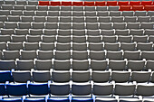 Seats, The Amsterdam Arena home of Ajax FC, Amsterdam