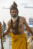 Sadhu at Kumba Mela festival, Allahabad, India