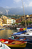 Harbour, Malcesine, Lake Garda, Veneto, Italy