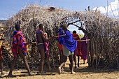 Maasai people. Masai Mara, Kenya, Africa