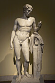 Young orator Roman statue. Prado Museum. Madrid. Spain