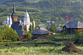 Churches of Botiza, Maramures, Romania