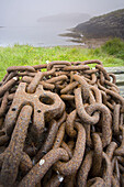 Anchor chain on the Papey Island