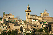 General view of the village of Valldemossa. Majorca, Balearic Islands, Spain