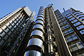 Lloyds Building, designed by Richard Rogers, London, England, UK