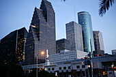 Houston downtown in the evening. Texas, USA