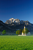 St. Coloman, near Schwangau, Allgaeu, Bavaria, Germany