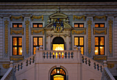 Old Stock Exchange at Naschmarkt, Leipzig, Saxony, Germany