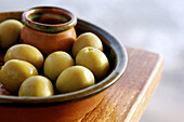 Olives, 'tapa' from Formentera. Balearic Islands, Spain