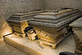 Imperial Crypt Vaults of Archduke Franz Karl and wife Archduchess Sophie, Vienna. Austria