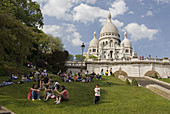 Sacre Coeur basilica, Montmartre, Paris. France