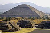 Teotihuacán pre-Columbian city. State of Mexico, Mexico