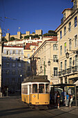 Old Tram, Praça da Figueira, Lisbon, Portugal