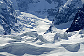 Morteratsch Glacier, Bernina Range, Grisons, Switzerland