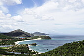 View along coast line, Playa Puerto La Cruz, Nueva Esparta, Venezuela