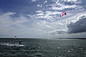 Kitesurfers at Playa El Yaque, Isla Margarita, Nueva Esparta, Venezuela