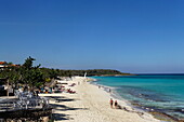 Sandy beach of Hotel Paradisus Rio de Oro, Playa Esmeralda, Guardalavaca, Holguin, Cuba, West Indies