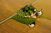 indianapolis farm country from the air