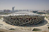 China -April 2008. Beijin City. Olympic Stadium