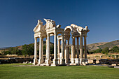 Tetrapylon,  ruins of Aphrodisias. Turkey