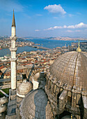 Suleymaniye Mosque and Golden Horn,  Istanbul,  Turkey