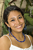 El Salvador.  Young women in El Salvador.