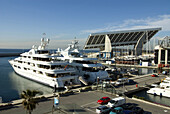 Spain  Barcelona  Forum harbor  Plate photovoltaic