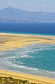 Big beach of Jandia beetwen Morro Jable and Costa Calma. Fuerteventura, Canary Islands, Spain