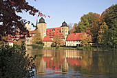 Castle and palais of Thurnau near Kulmbach,  Upper Frankonia,  Bavaria,  Germany