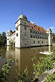 Palais of Mitwitz,  naer Kronach,  Frankenwald,  Upper Franconia,  Bavaria,  Germany