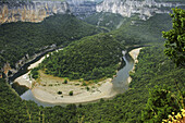 France. Ardéche. Gorges of the Ardéche river.