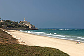 Beach jaffa old city. Tel aviv. Israel.