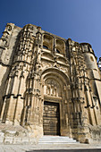 Gothic front of St. Marys church, Arcos de la Frontera. Cadiz province, Andalucia, Spain