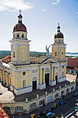 The cathedral, Parque Cespedes, Santiago de Cuba, Cuba
