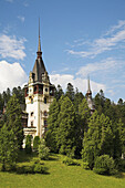 Peles Castle, Sinaia, Prahova Valley, Transylvania, Romania