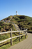 Cliff walk and lighthouse, Byron Bay, Cape Byron, New South Wales, Australia