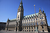 Germany, Hamburg, Rathaus, Town Hall