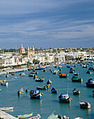 View across Bay, Marsaxlokk, Malta, Maltese Islands