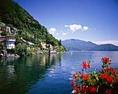 Lake View, Cannero Riviera, Lombardy, Lake Maggiore, Italy