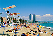 Platja Barceloneta, Barcelona, Catalunya, Spain