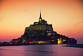 View at Sunset, Mont-st-michel, Normandy, France