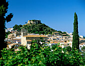 Castle & Town View, Begur, Costa Brava, Spain