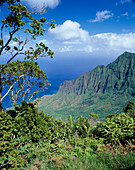 Kalalau Lookout, Kauai Island, Hawaii, Usa