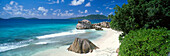 Beach Scene, Anse Patates, La Digue, Seychelles