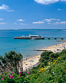 Beach & Pier, Bournemouth, Dorset, UK, England